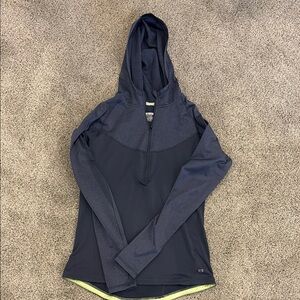 Layer 8 Blue Fitted Long Sleeve Hoodie